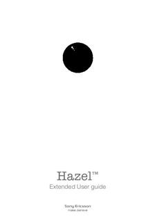 Sony Hazel J20i manual. Tablet Instructions.